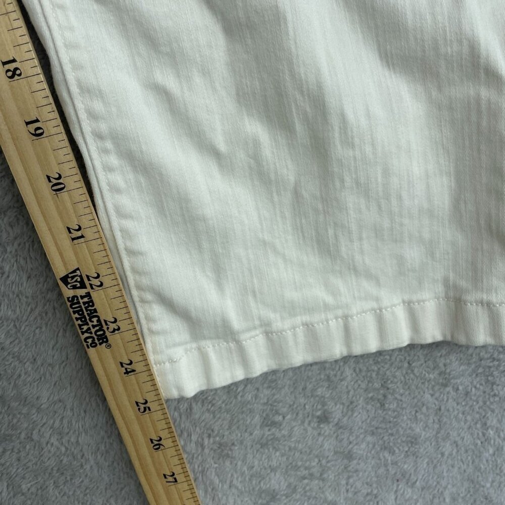 Ella Moss Women's Size 4 Wide-Leg Crop Denim Pants Cream - Picture 8 of 12